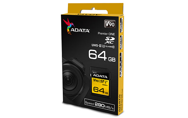 ADATA 64 GB SDXC – Premier ONE, wasserdicht, UHS-II