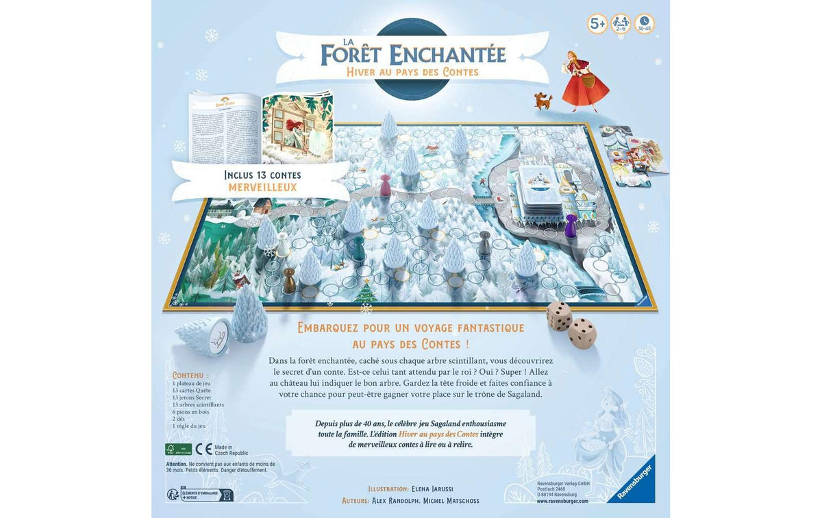 Ravensburger La Forêt Enchantée Contes – Brettspiel, 2–6 Spieler, ab 5 Jahren, 45 Min., FR