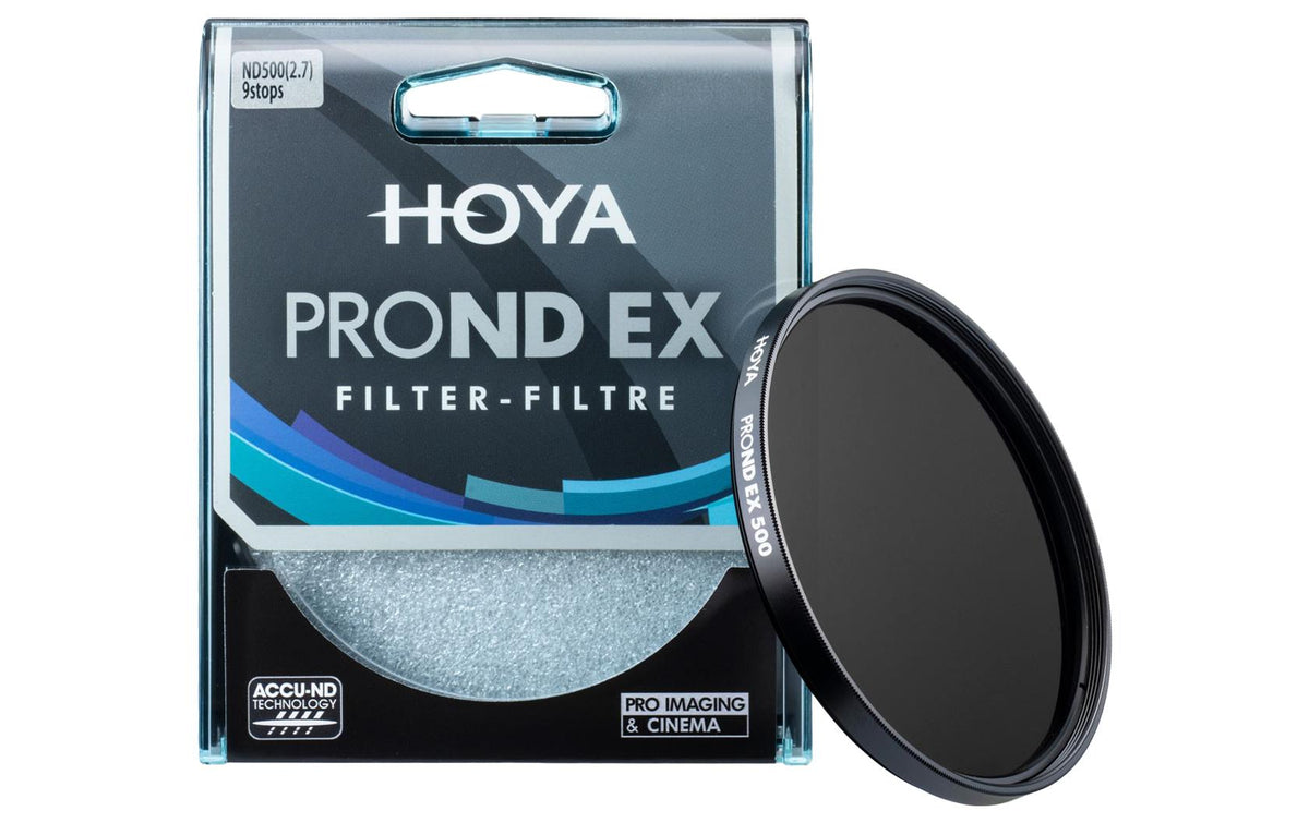 Hoya ND500 Neutraldichtefilter 82 mm – 9 Blenden – für Objektive mit 82 mm Filtergewinde – Schwarz