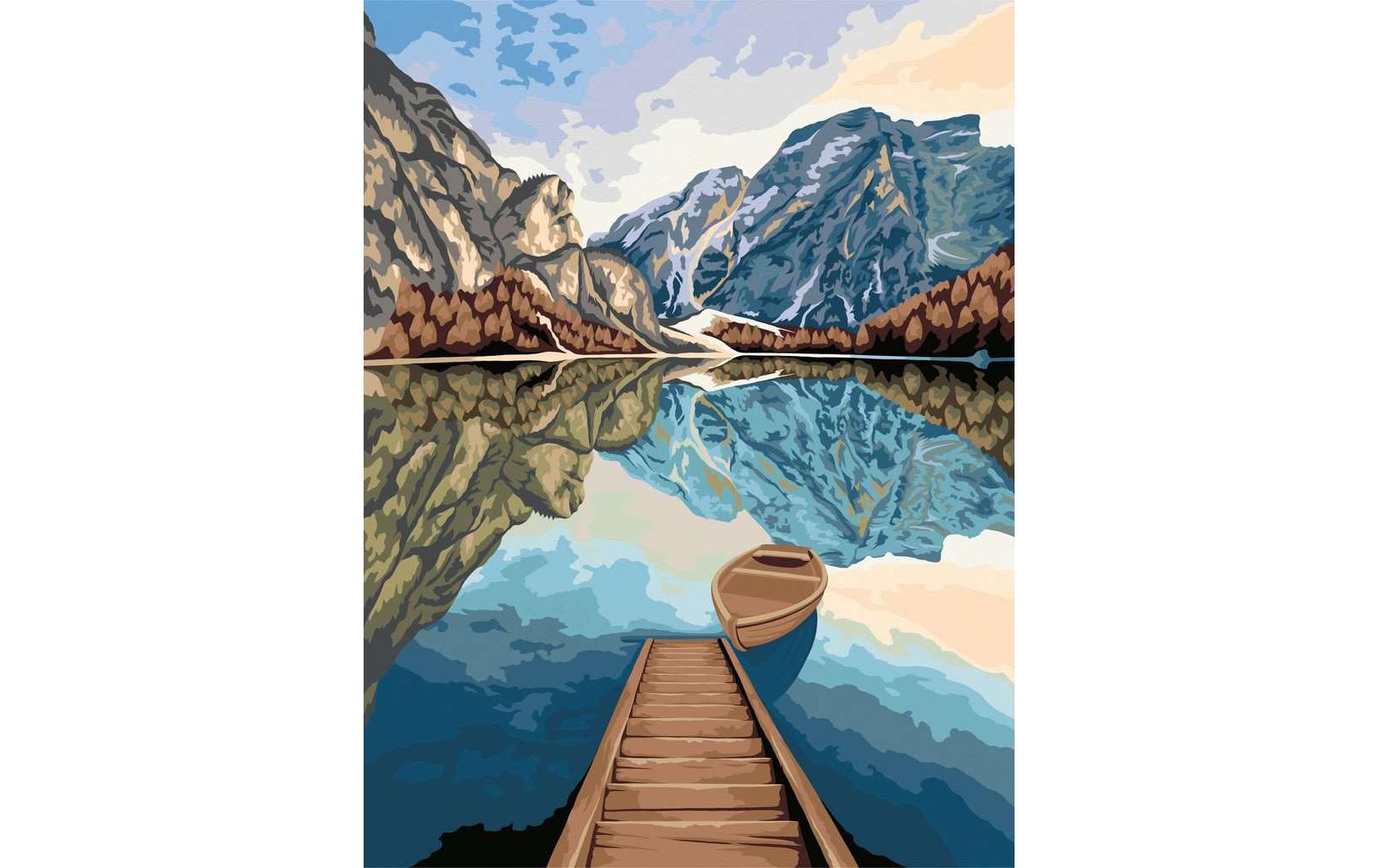 Ravensburger CreArt – Malen-nach-Zahlen-Set – Lake Views – ab 12 Jahren