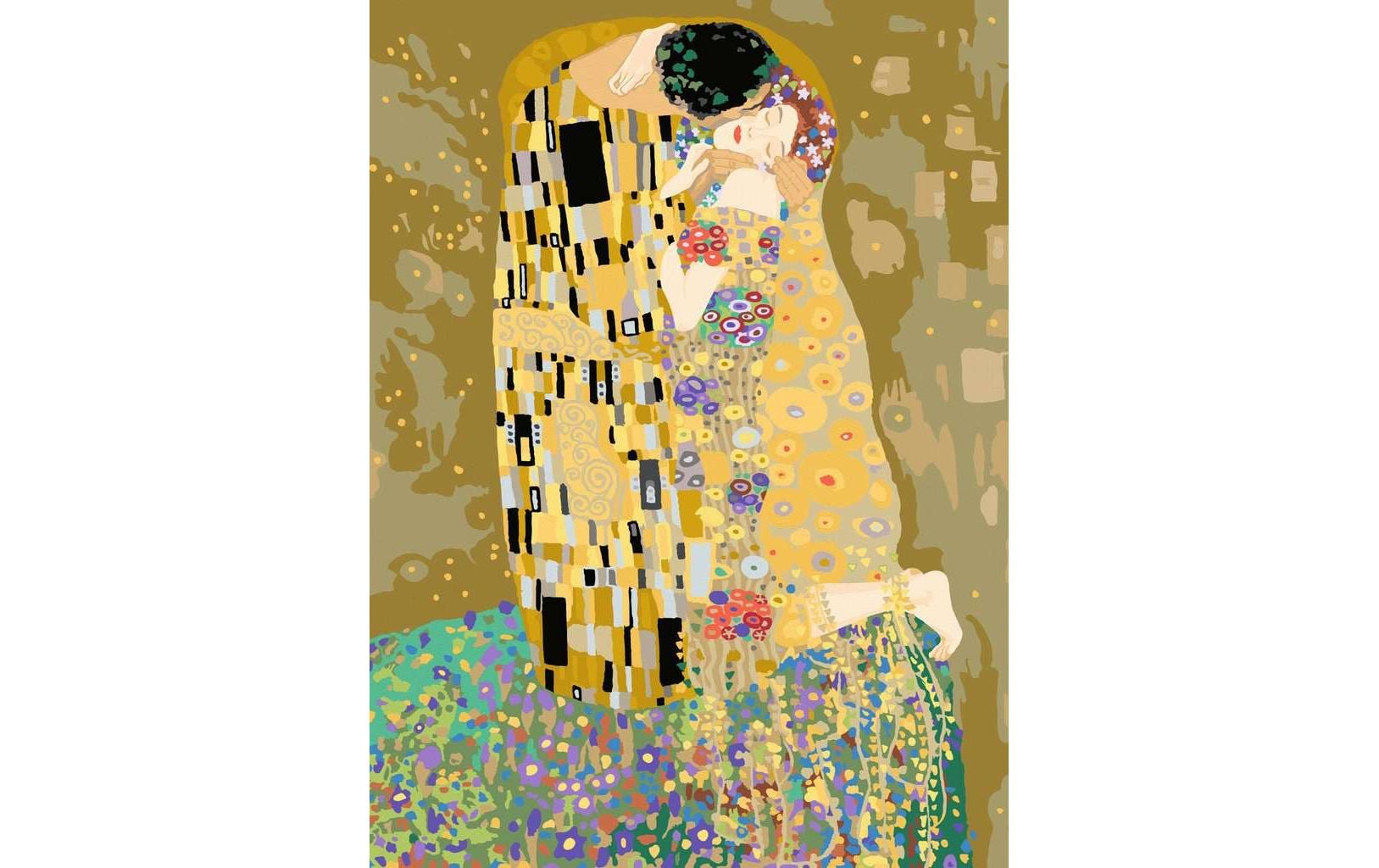 Ravensburger CreArt – Malen-nach-Zahlen-Set – The Kiss (Klimt) – ab 14 Jahren