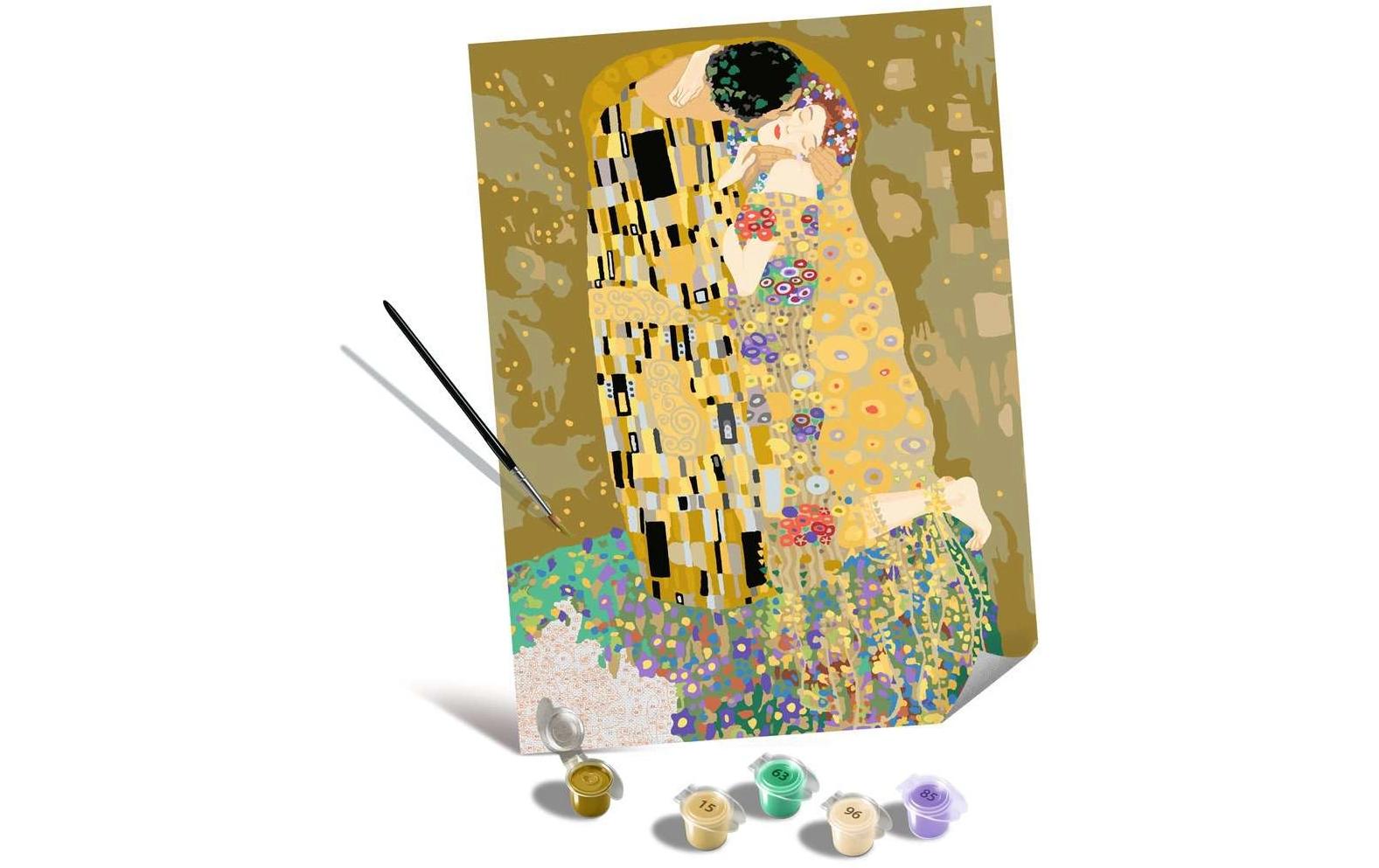 Ravensburger CreArt – Malen-nach-Zahlen-Set – The Kiss (Klimt) – ab 14 Jahren