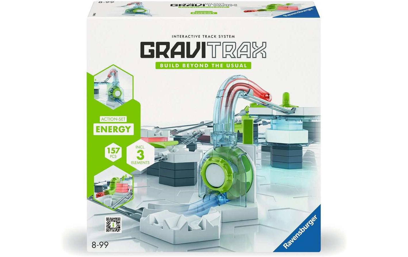 Ravensburger GraviTrax Action-Set Energy Weltpackung – 157-teilig – ab 8 Jahren – Kunststoff – mehrfarbig