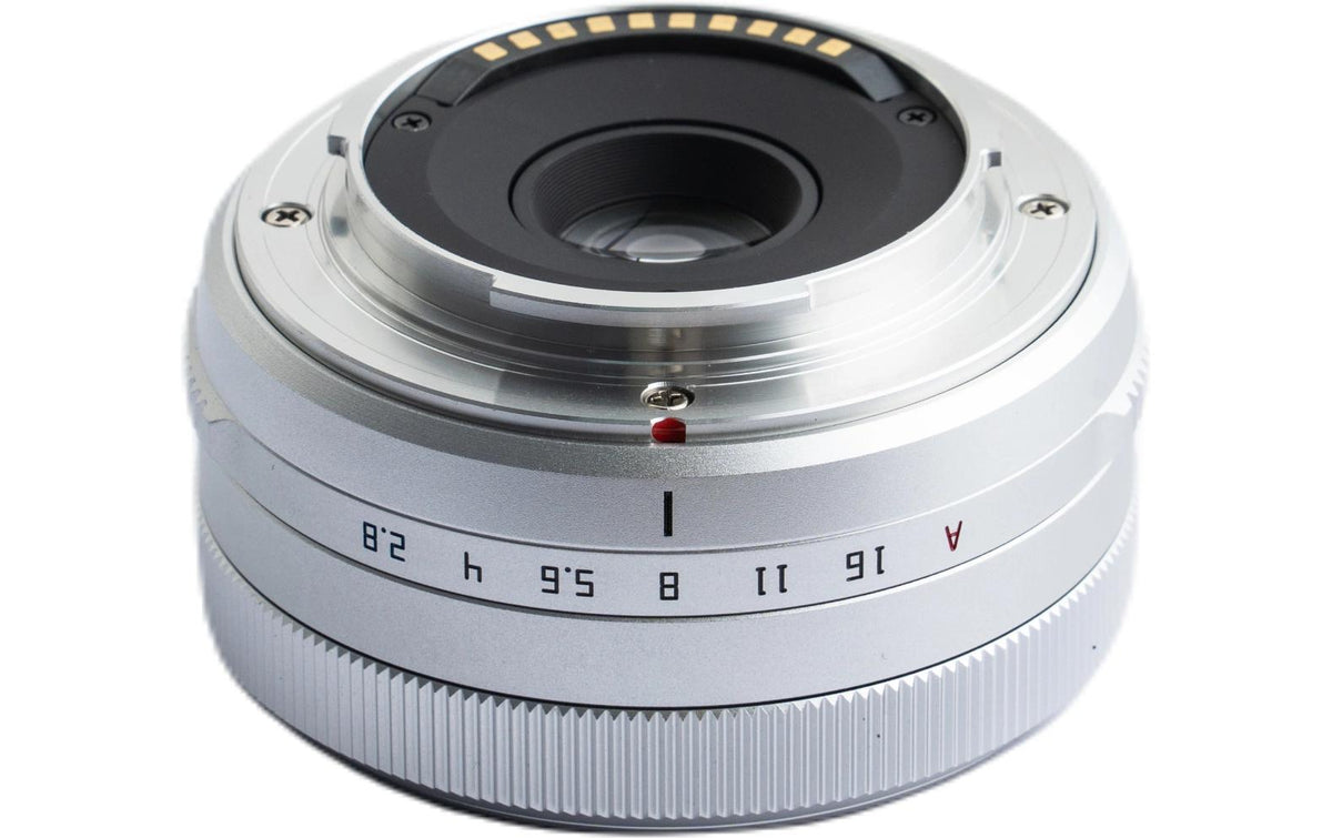 TTArtisan AF2728-X-S Objektiv – 27 mm f/2.8 – für Fujifilm X-Mount – Silber