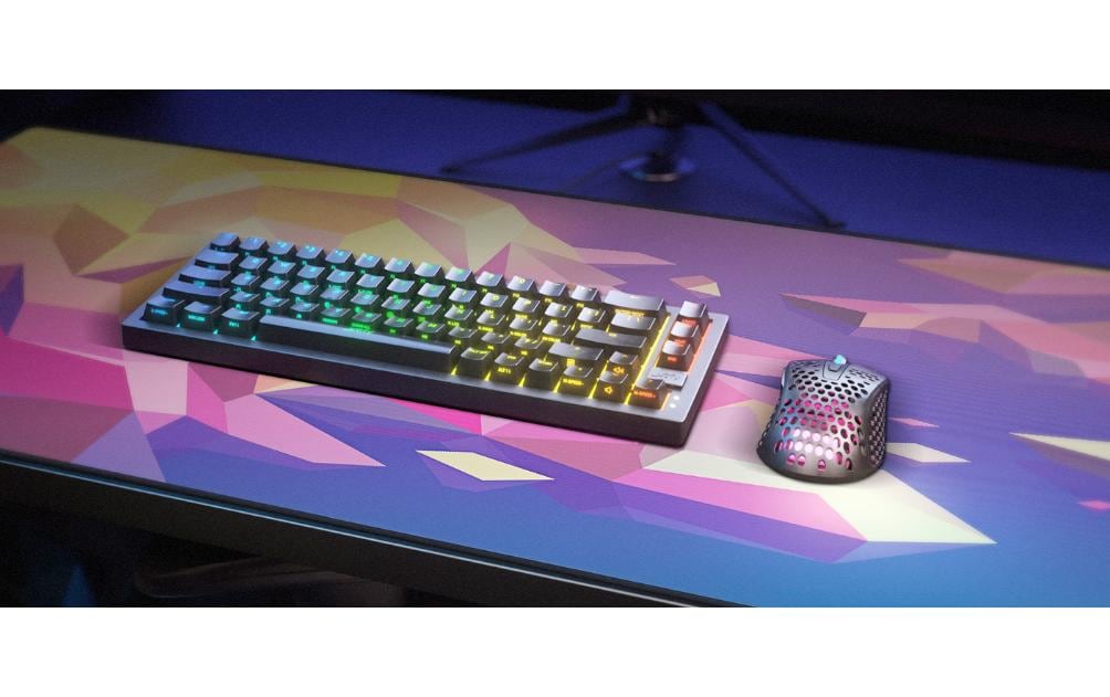 CHERRY XTRFY GP5 LITUS – Gaming-Mauspad – 920×400×3 mm, Tuch/Gummi, Pink, Gestickte Kanten