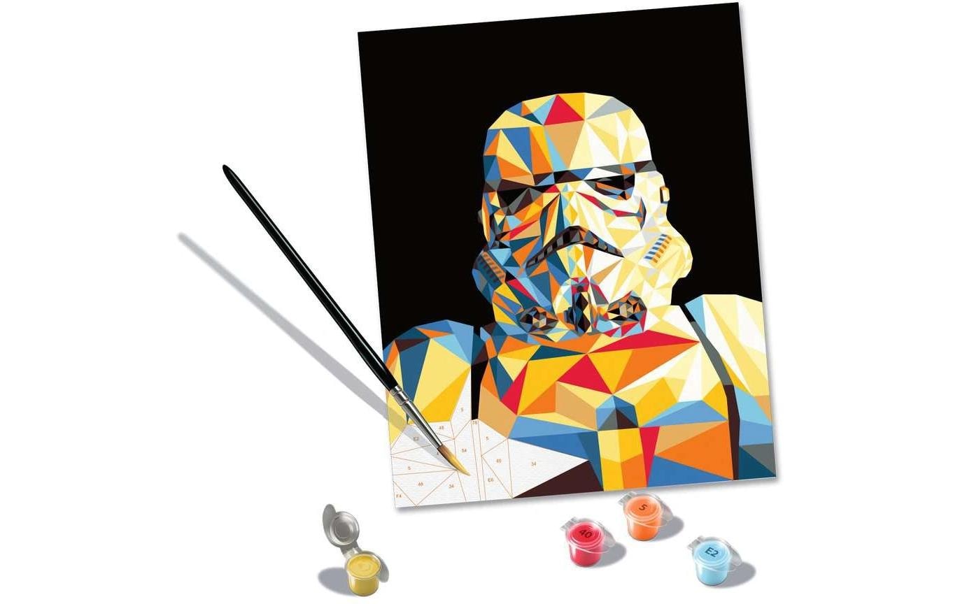 Ravensburger CreArt – Malen-nach-Zahlen-Set – Star Wars Stormtrooper – 30 × 24 cm – ab 12 Jahren