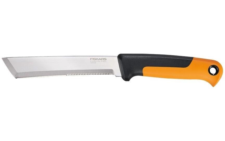 Fiskars X-Series K82 – Erntemesser 150 mm, Edelstahl, feststehend, schwarz, gelb