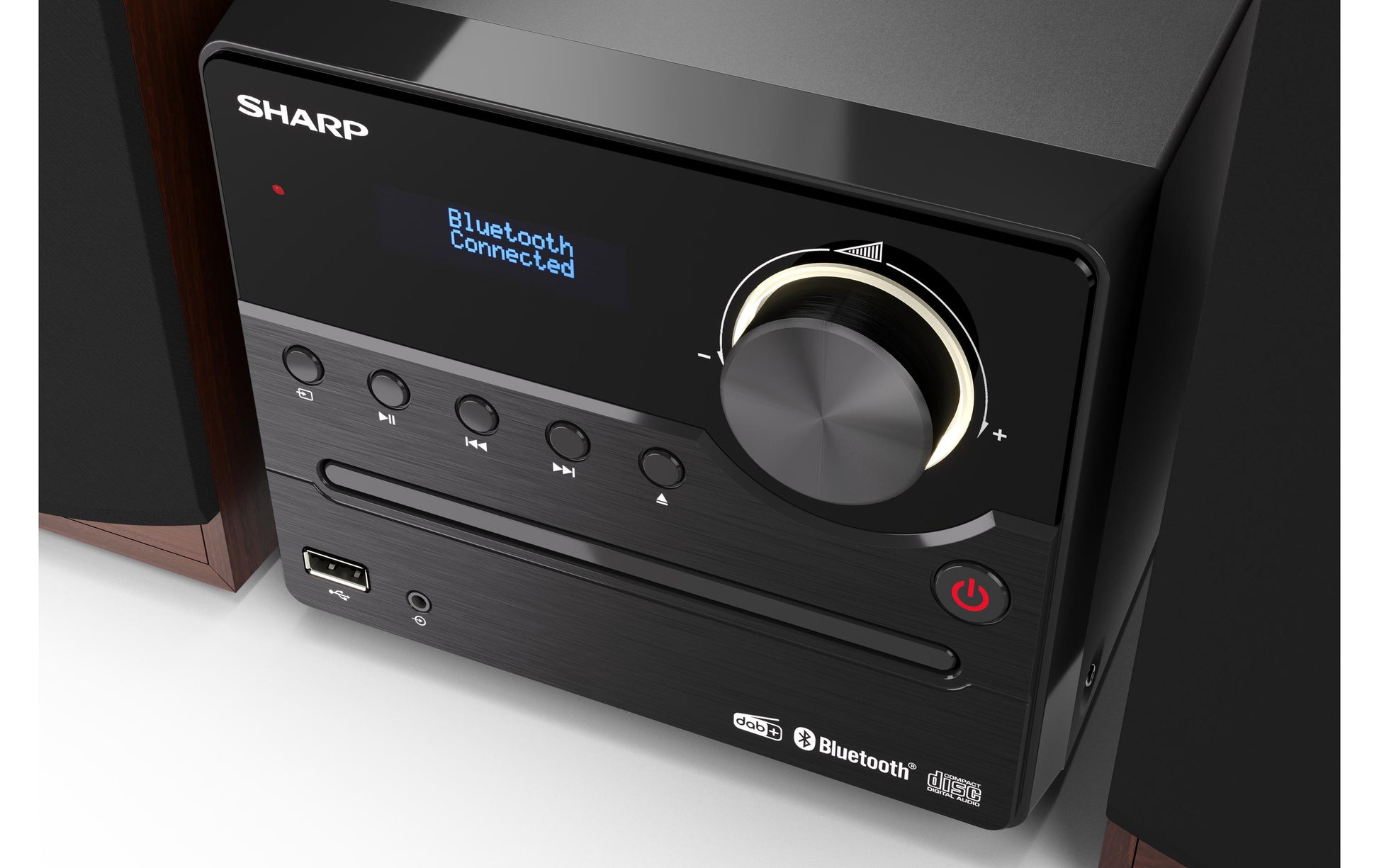 Sharp XL-B517D – Micro HiFi-Anlage, DAB+/FM, CD, Bluetooth, 45 W – Braun