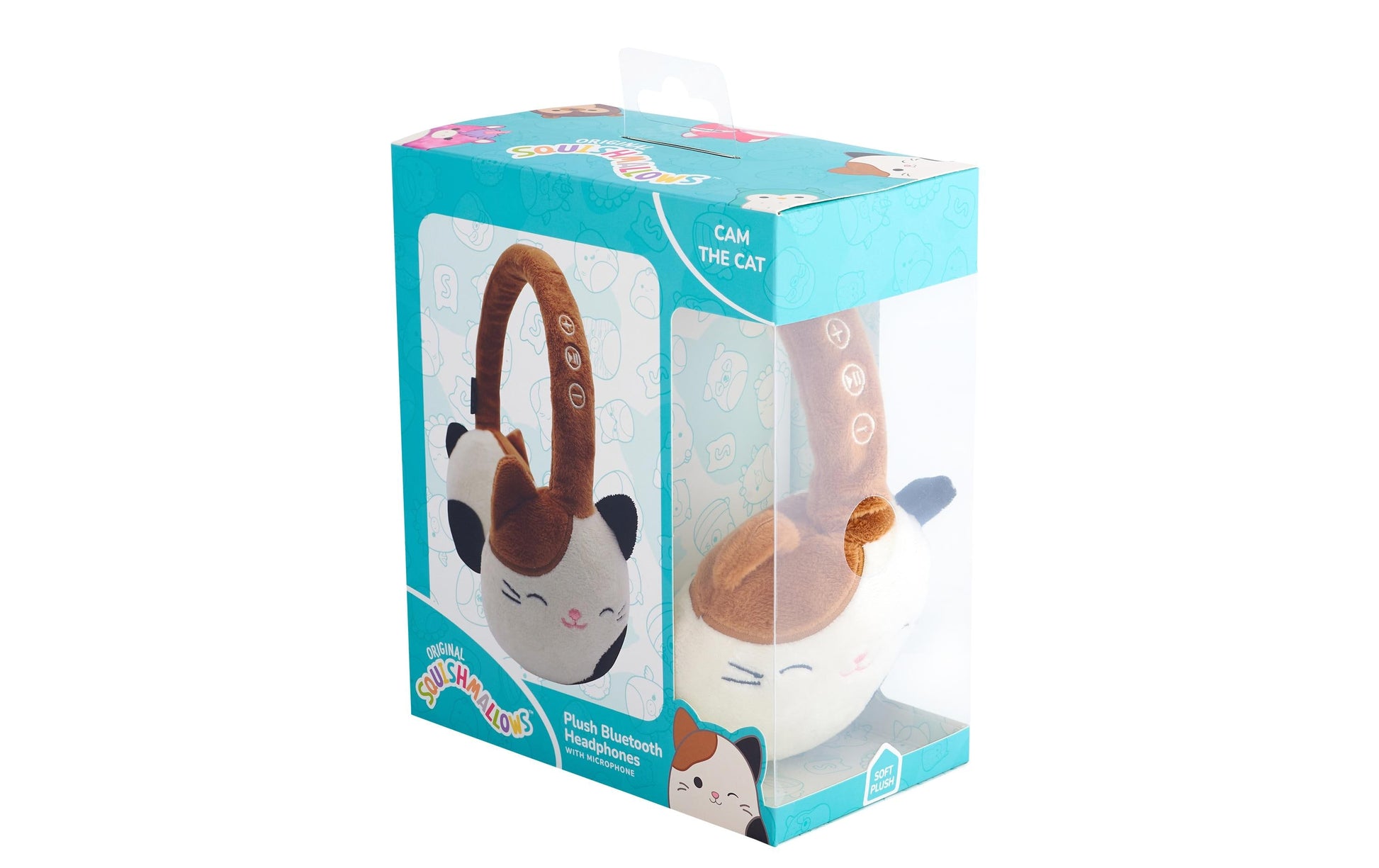 Squishmallows Cam Kinderkopfhörer – BT, Braun