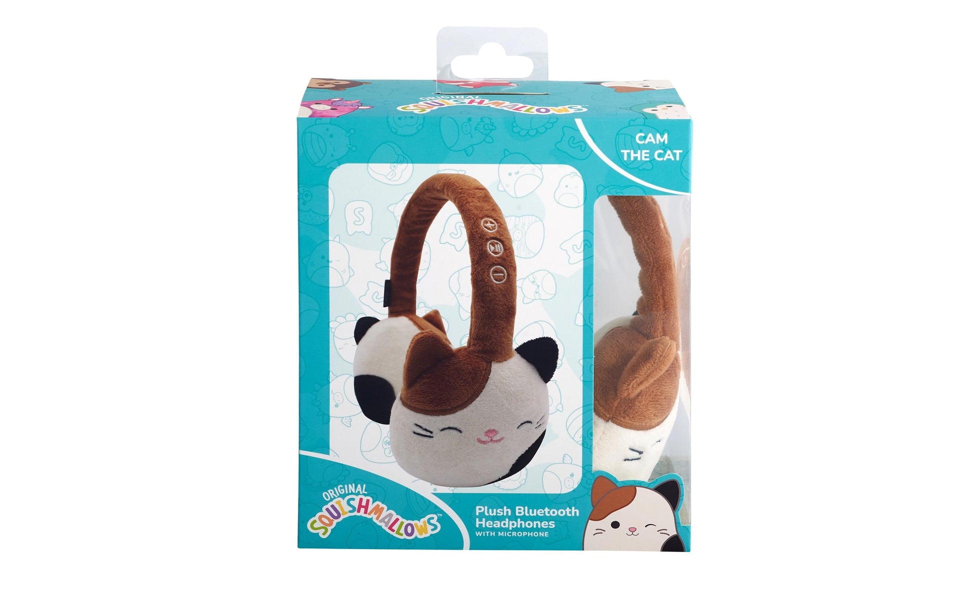 Squishmallows Cam Kinderkopfhörer – BT, Braun