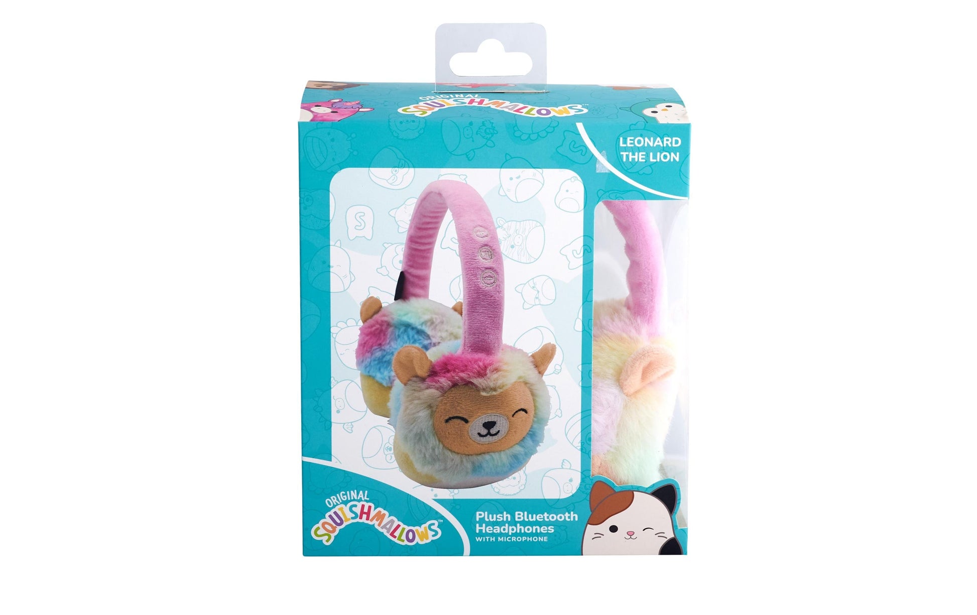 Squishmallows Leonard Kinderkopfhörer – BT, Mehrfarbig