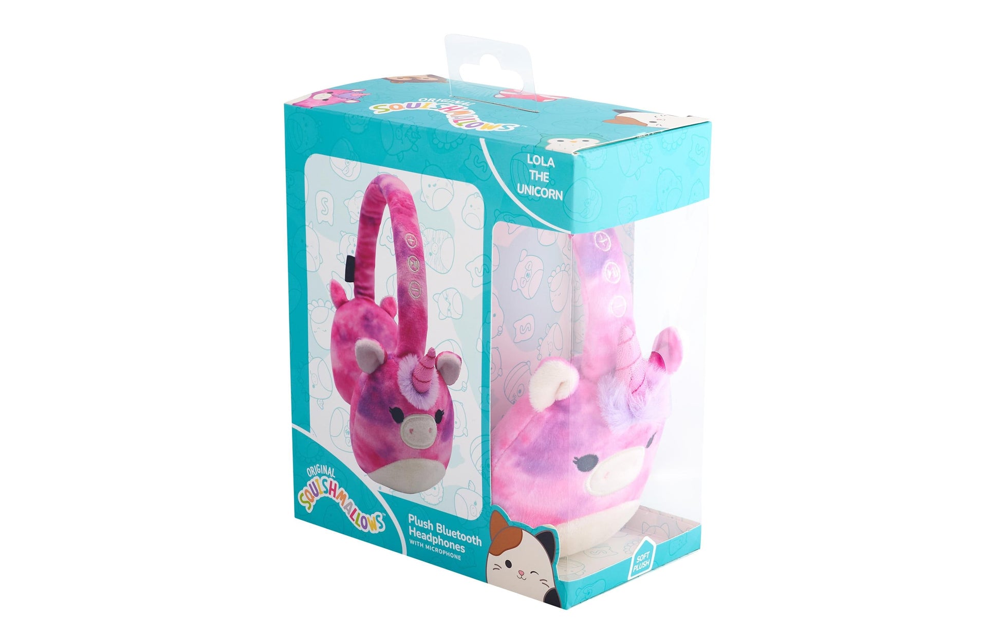 Squishmallows Lola Kinderkopfhörer – BT, Violett