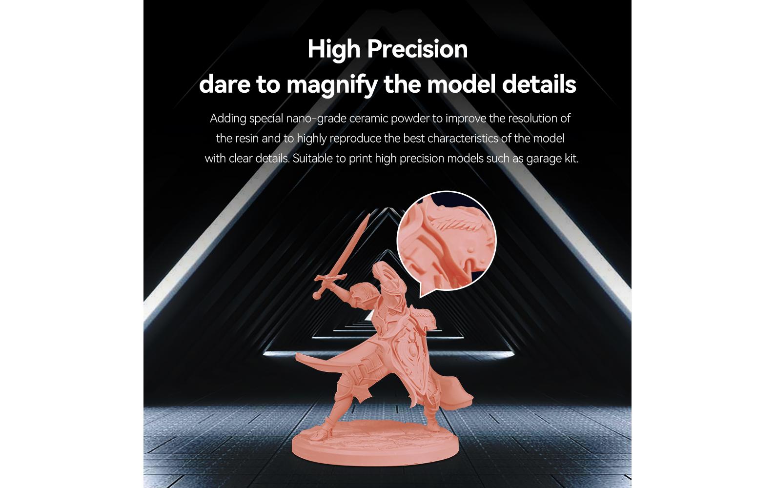Creality 3D 3D-Drucker-Harz Orange, matt, 1 l – für LCD-3D-Drucker