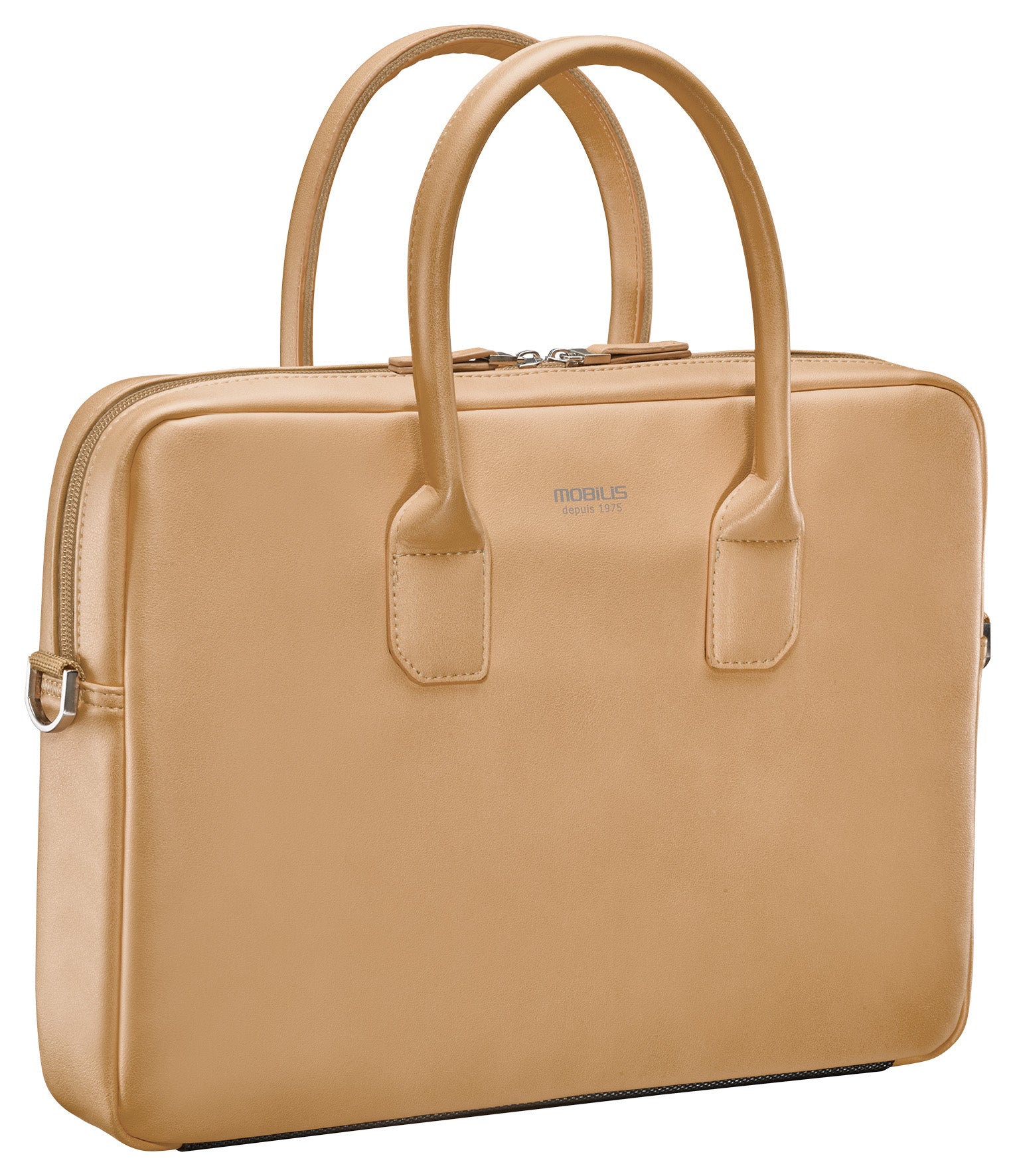 Mobilis Notebook-Tasche bis 14" – Baumwolle innen – Beige