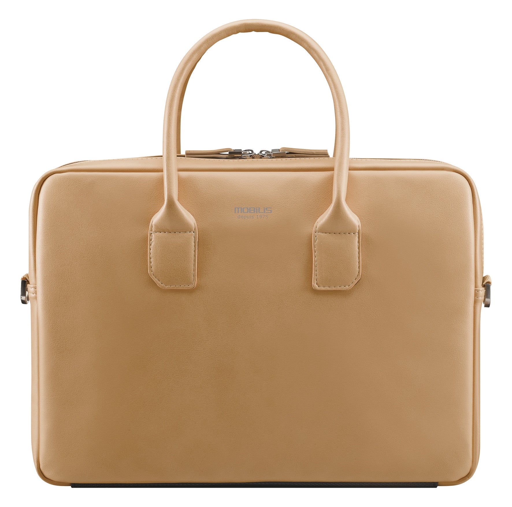 Mobilis Notebook-Tasche bis 14" – Baumwolle innen – Beige
