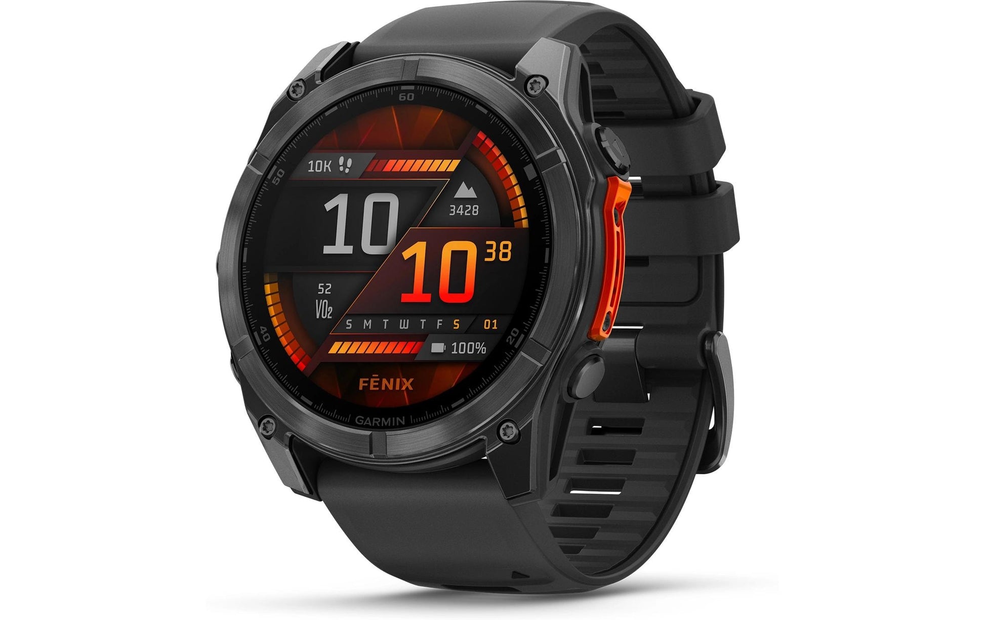Garmin Fenix 8 AMOLED – GPS-Smartwatch – 51 mm, 1,4", WLAN, Corning Gorilla Glass, 100 m, Schwarz
