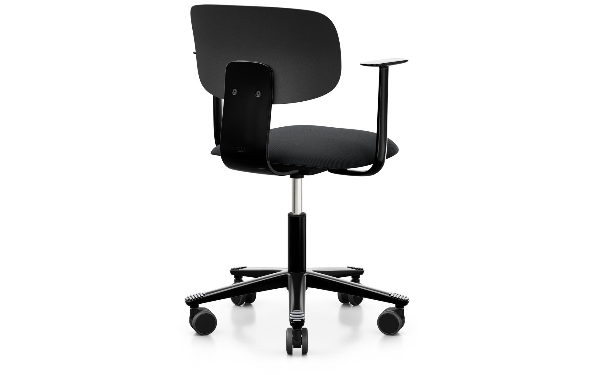 HÅG Bürostuhl Tion 2140 – Gesamthöhe 79,3 cm, Aluminium-Fuss, Schwarz