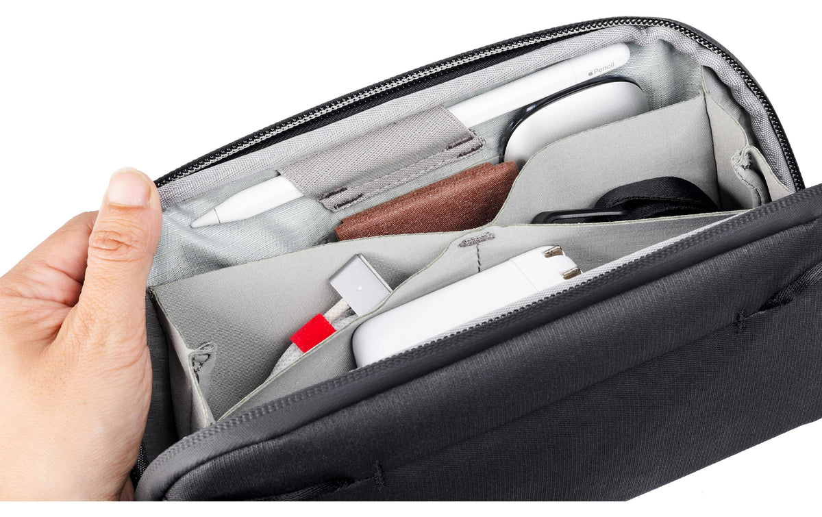 Peak Design Tech Pouch – Reissverschluss, Zubehörfach, Pen-Loop – 1 l – Schwarz – Nylon