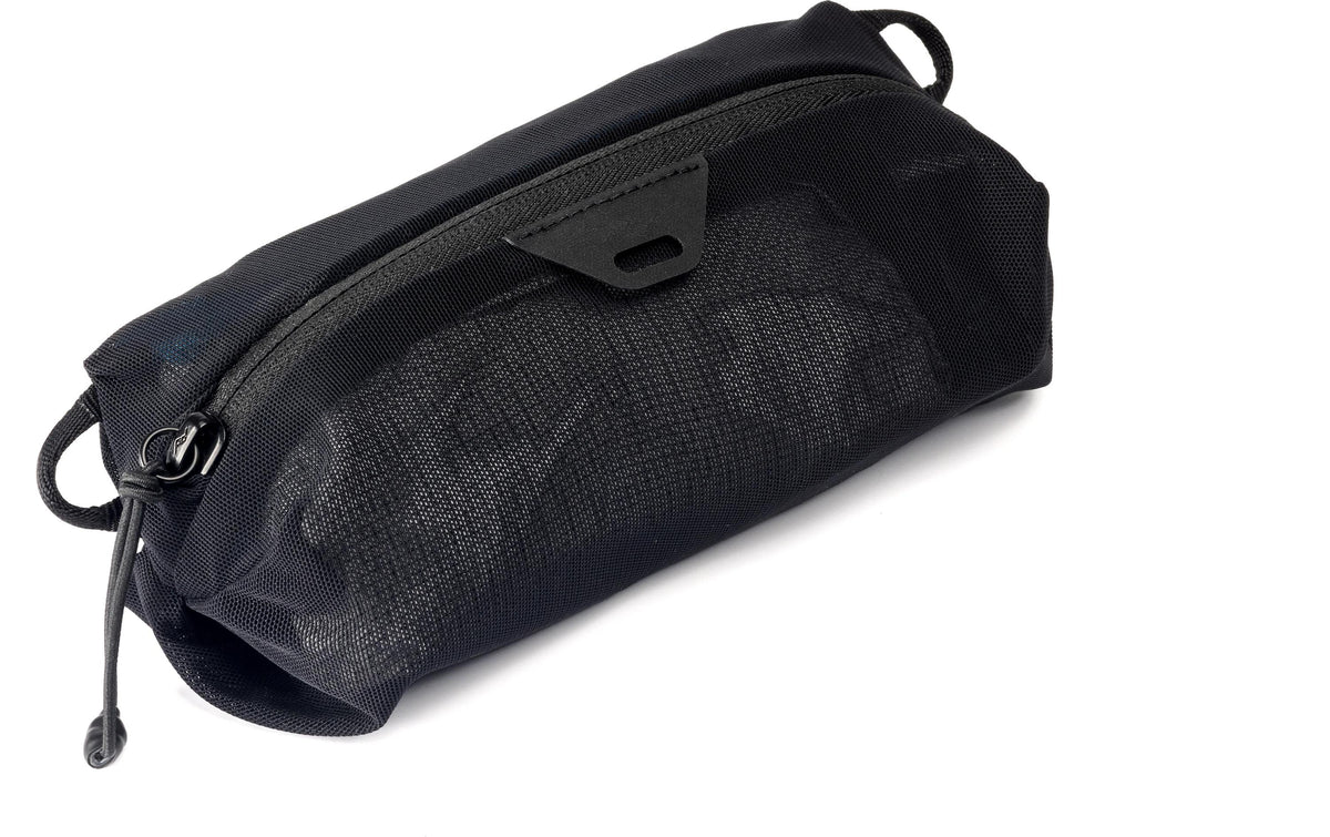 Peak Design Ultraleichter Mesh-Packwürfel – durchsichtig, Reissverschluss – 1 l, 180×60×80 mm – schwarz