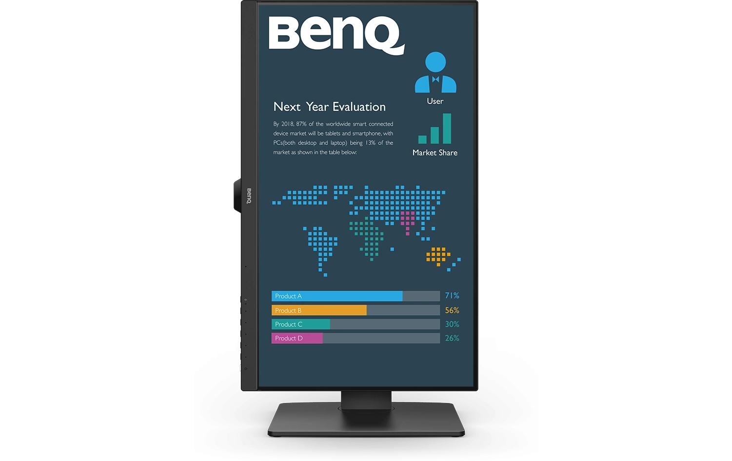 BenQ BL2486TC – 23,8", 1920 × 1080 (Full HD), IPS, 100 Hz, USB-C 65 W