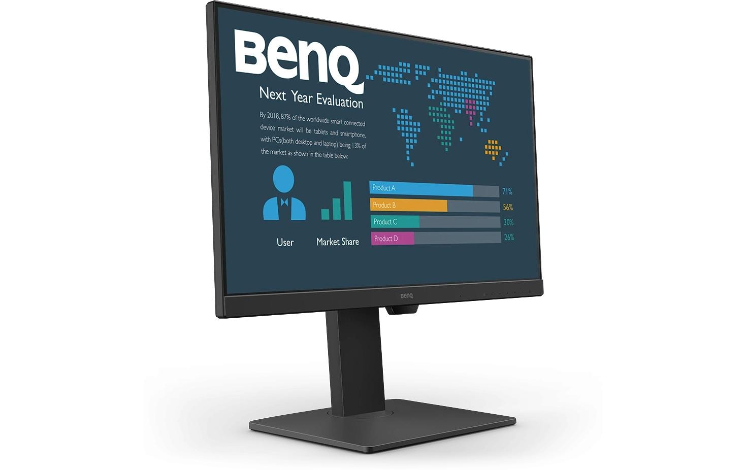 BenQ BL2486TC – 23,8", 1920 × 1080 (Full HD), IPS, 100 Hz, USB-C 65 W