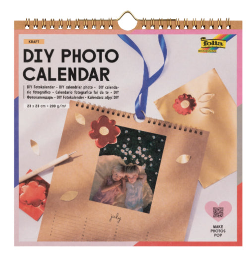 Folia Fotokalender DIY – Bildkalender – 23 × 23 cm