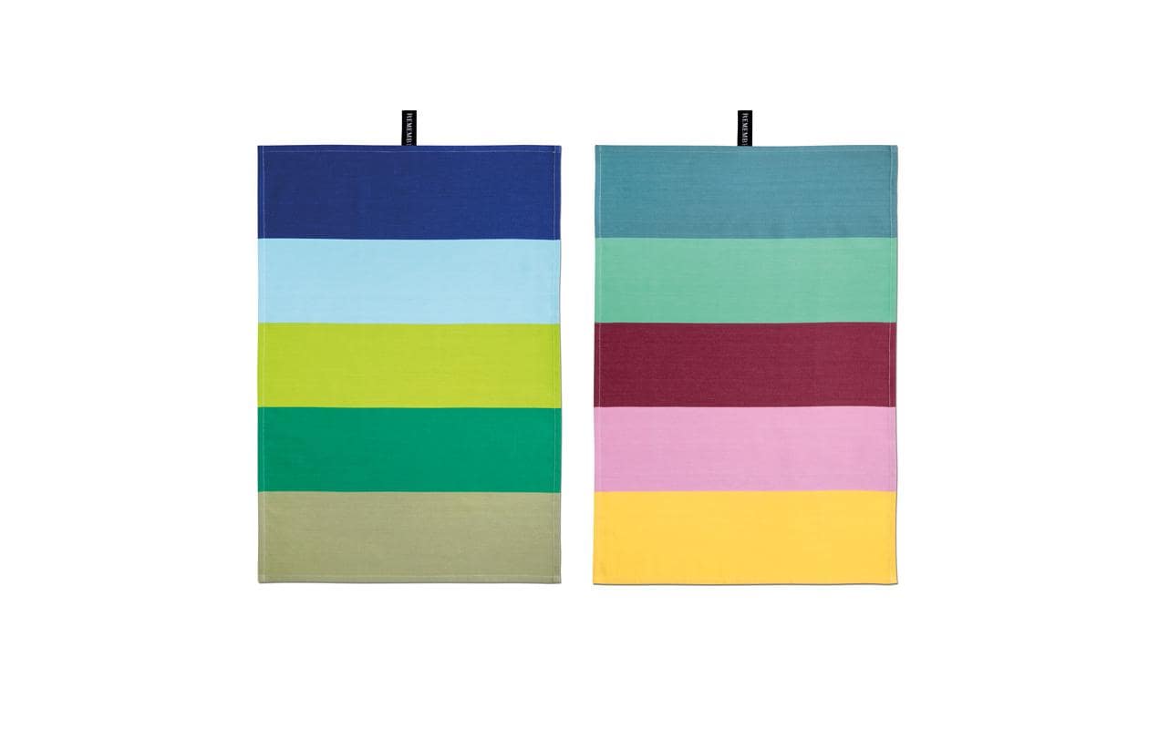 REMEMBER Geschirrtücher 2er-Set, 50 × 70 cm, Baumwolle, Mehrfarbig