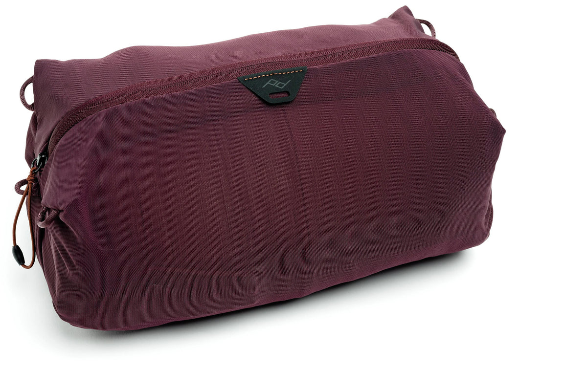 Peak Design Packungswürfel – durchsichtig, Reissverschluss – 12 l (bis 22 l) – Burgund – Nylon – 1 Stk.