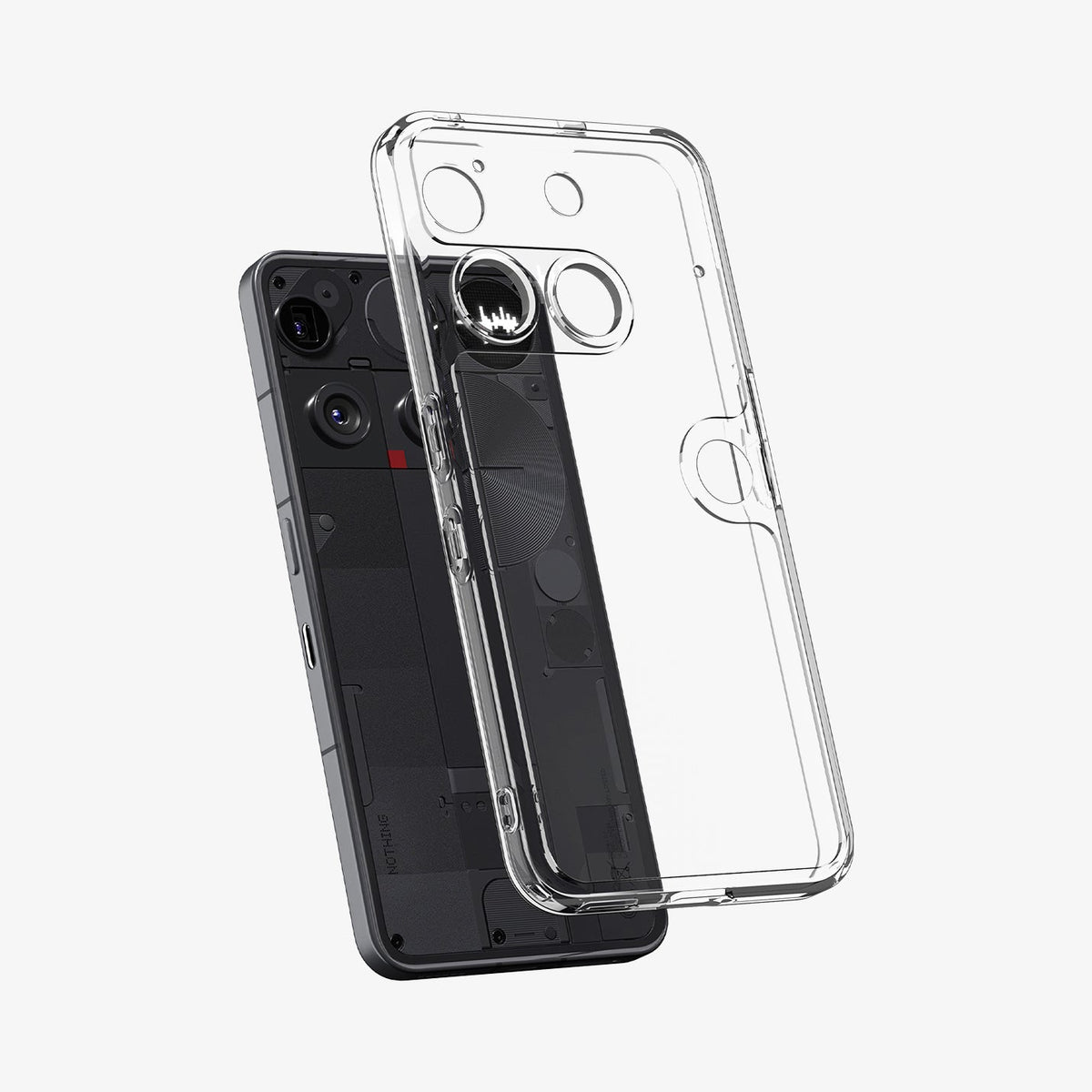 Spigen Backcover – für Nothing Phone 3, PC+TPU, Transparent, bis 1,2 m Sturzsicher