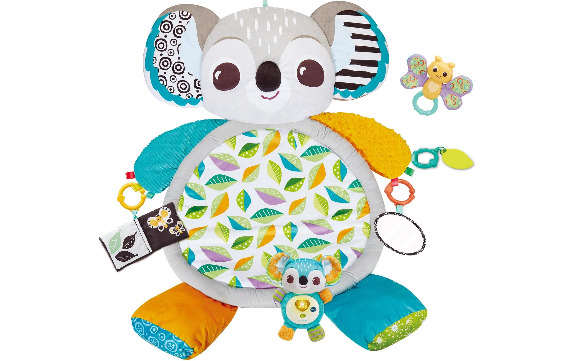 VTech Koala Krabbeldecke – 80 × 100 cm – Stoff, Vlies – Mehrfarbig – ab 0 Jahren