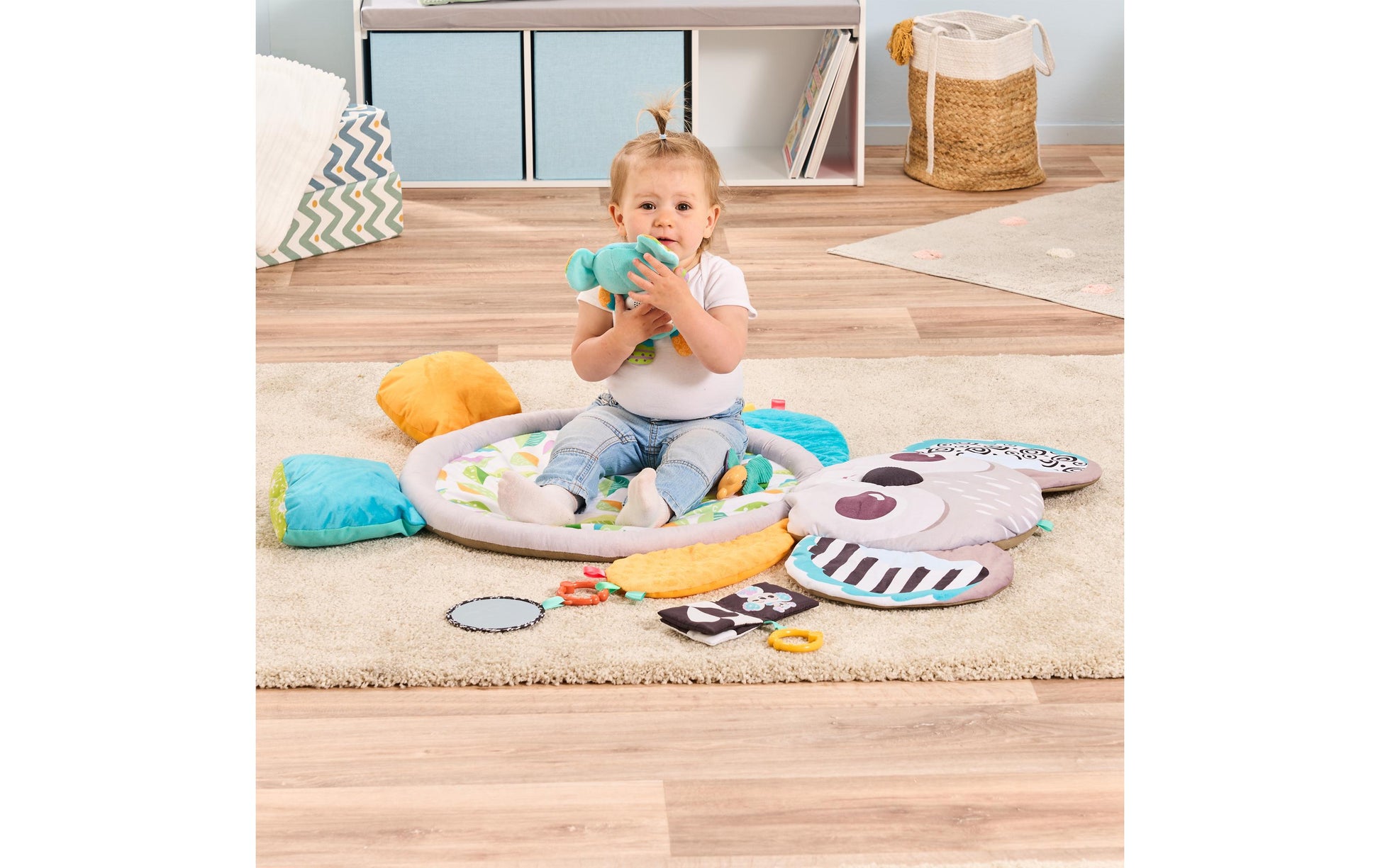 VTech Koala Krabbeldecke – 80 × 100 cm – Stoff, Vlies – Mehrfarbig – ab 0 Jahren
