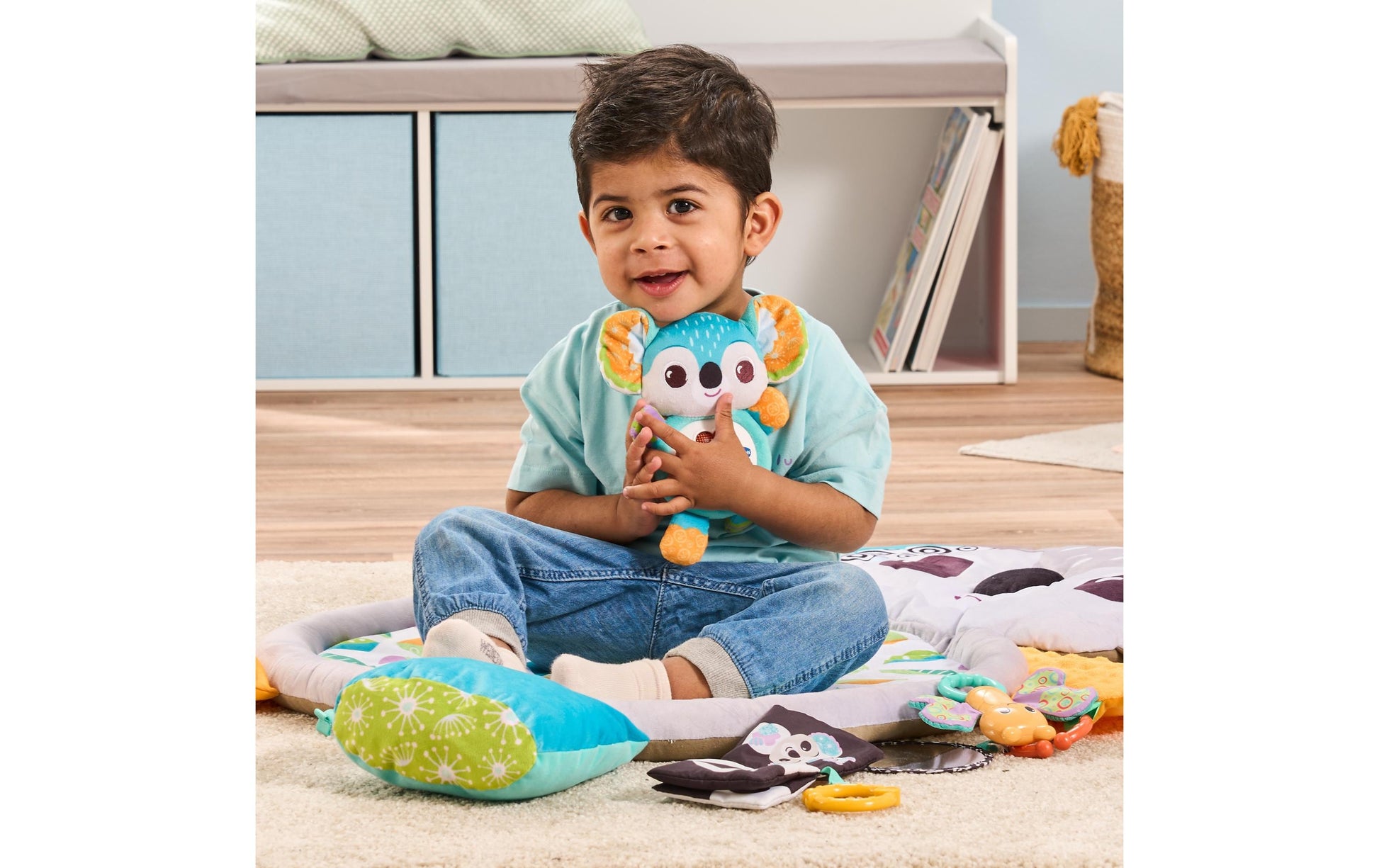 VTech Koala Krabbeldecke – 80 × 100 cm – Stoff, Vlies – Mehrfarbig – ab 0 Jahren