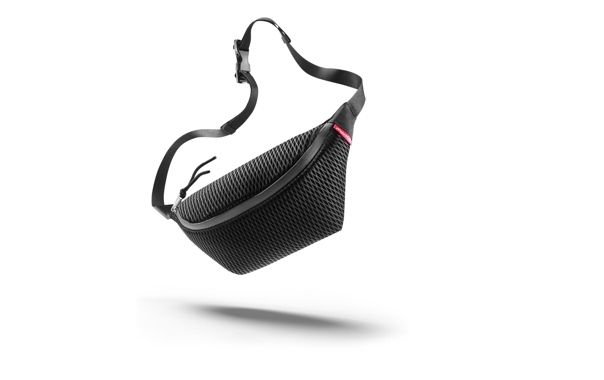 Reisenthel Umhängetasche, 1,2 l, Polyester, Mesh Schwarz, 30 × 15 × 10,5 cm