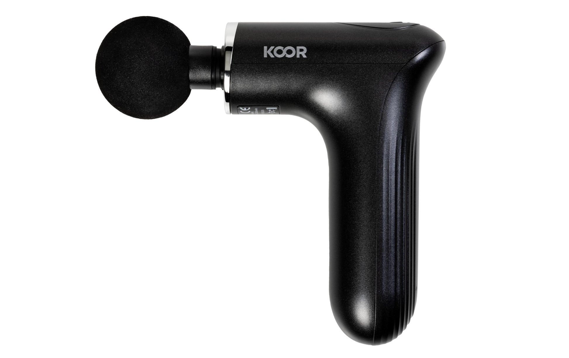 KOOR Massagepistole Thermal Mini – Perkussionsmassage, mit Wärmefunktion – 3 Stufen, Akku (USB) – Schwarz