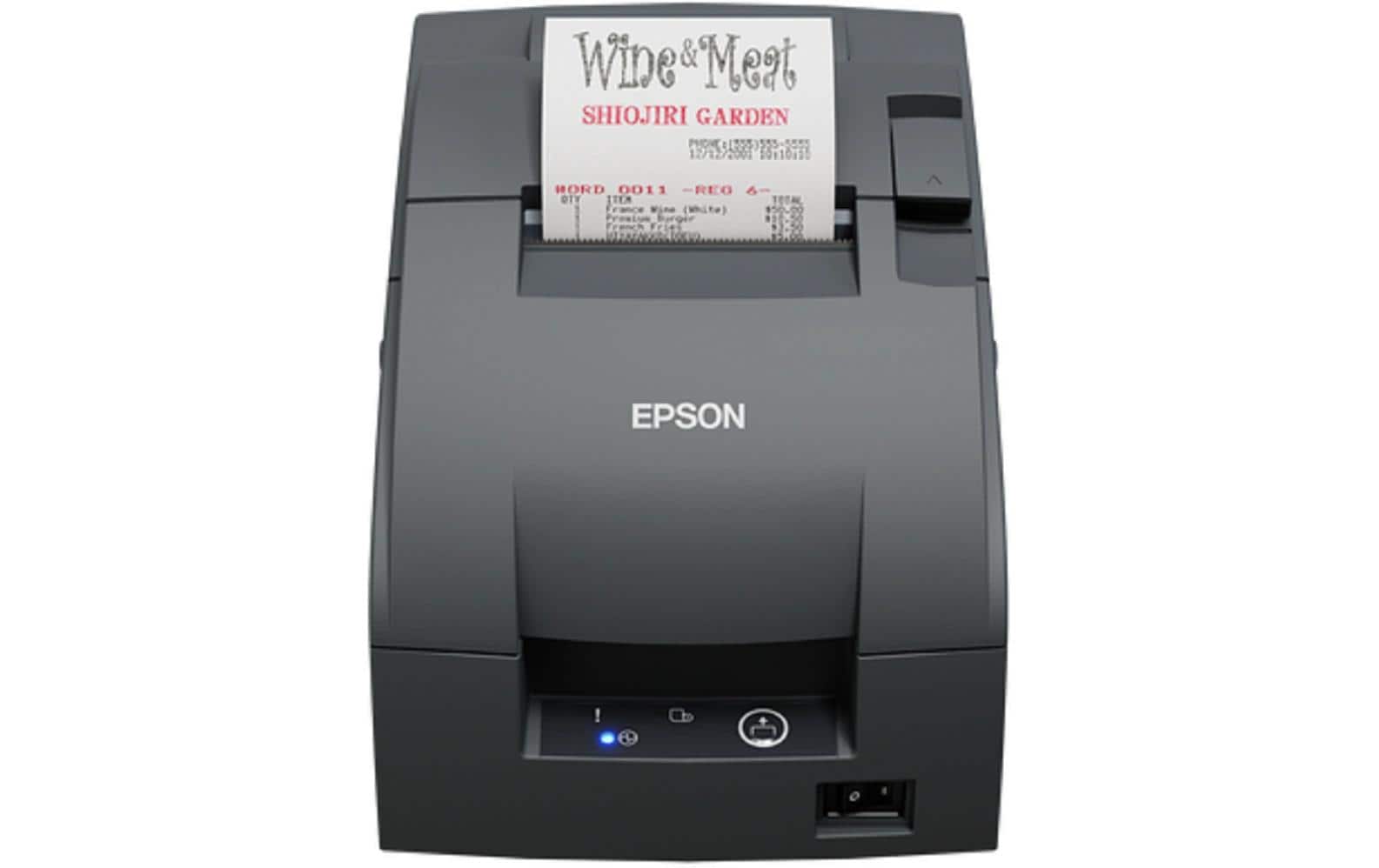 Epson TM-U220IIB Nadeldrucker – USB, Auto-Cutter, Hellgrau