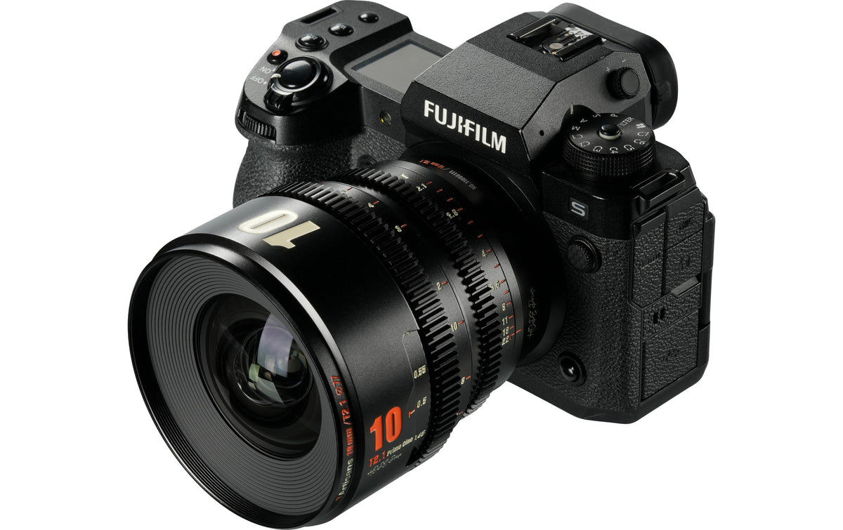 7Artisans 10T21B-X Objektiv – 10 mm T2.1 – X-Mount – Super35 – für Fujifilm