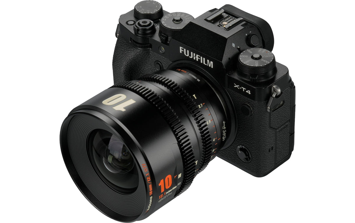 7Artisans 10T21B-X Objektiv – 10 mm T2.1 – X-Mount – Super35 – für Fujifilm
