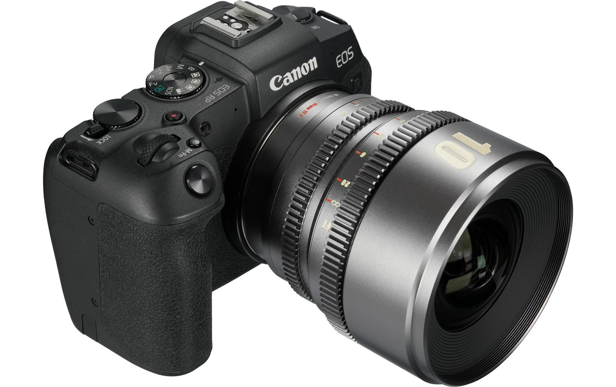7Artisans 10T21TG-R 10 mm T2.1 Kinoobjektiv – für Canon RF – 77 mm Filter