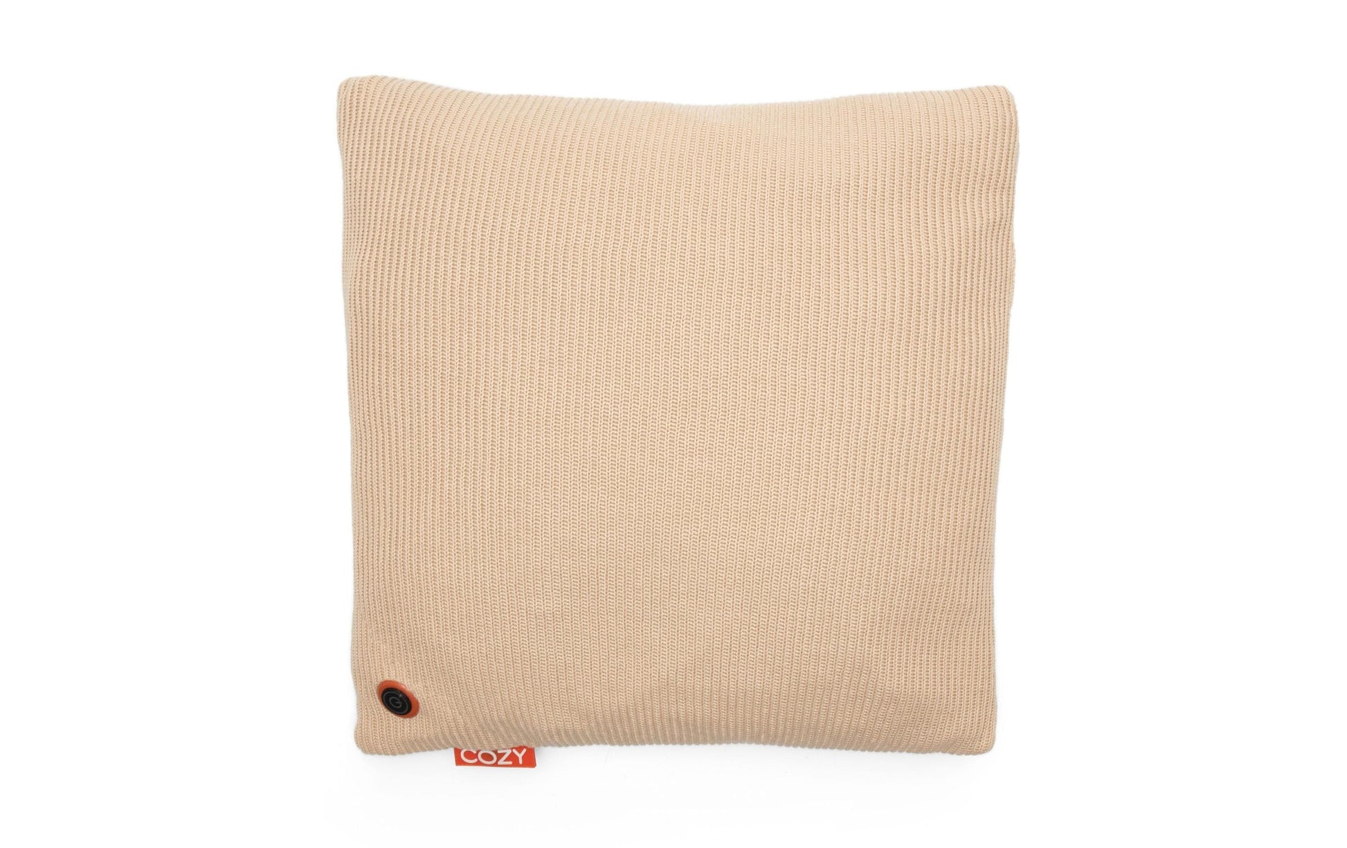 Bodi-Tek Una Heizkissen – 45 × 45 cm, Strickbezug, mit Powerbank 10'000 mAh, 3 Heizstufen, Beige