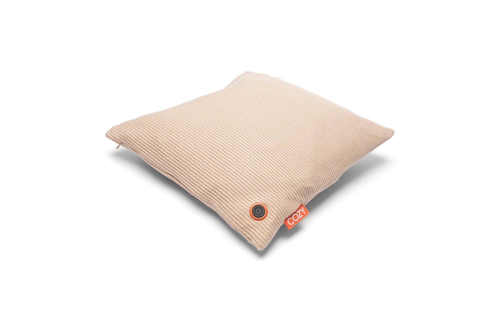 Bodi-Tek Una Heizkissen – 45 × 45 cm, Strickbezug, mit Powerbank 10'000 mAh, 3 Heizstufen, Beige