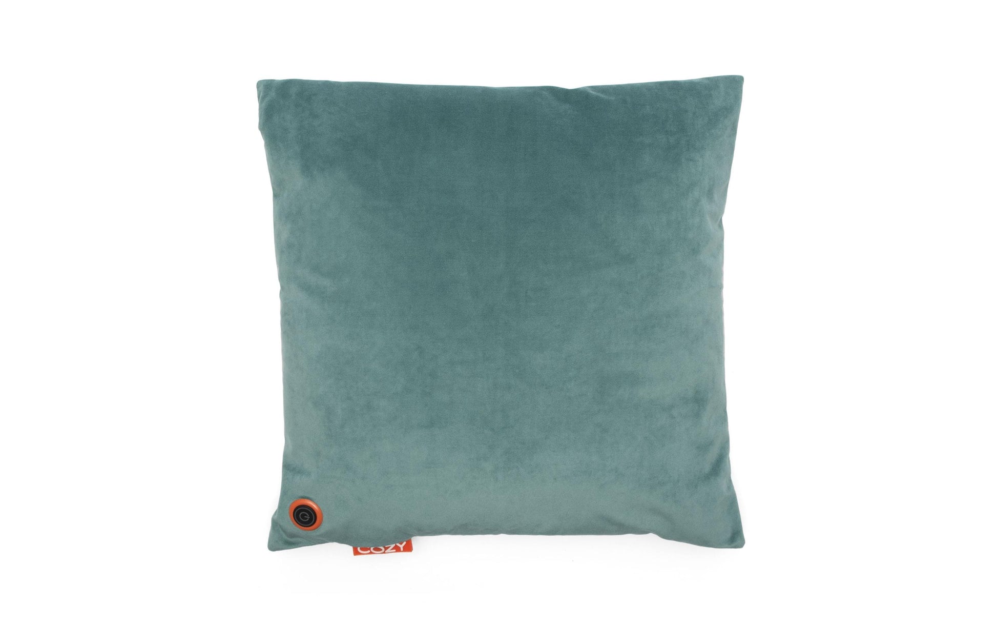 Bodi-Tek Heizkissen Una – 45 × 45 cm – Akku 10'000 mAh, 3 Stufen, 8 h – Blaugrün, Samt