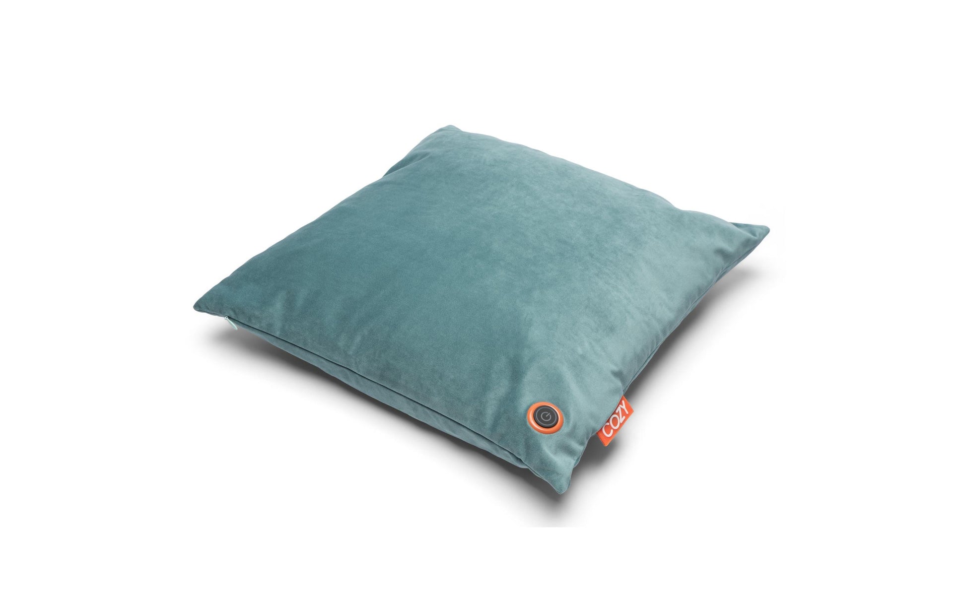 Bodi-Tek Heizkissen Una – 45 × 45 cm – Akku 10'000 mAh, 3 Stufen, 8 h – Blaugrün, Samt