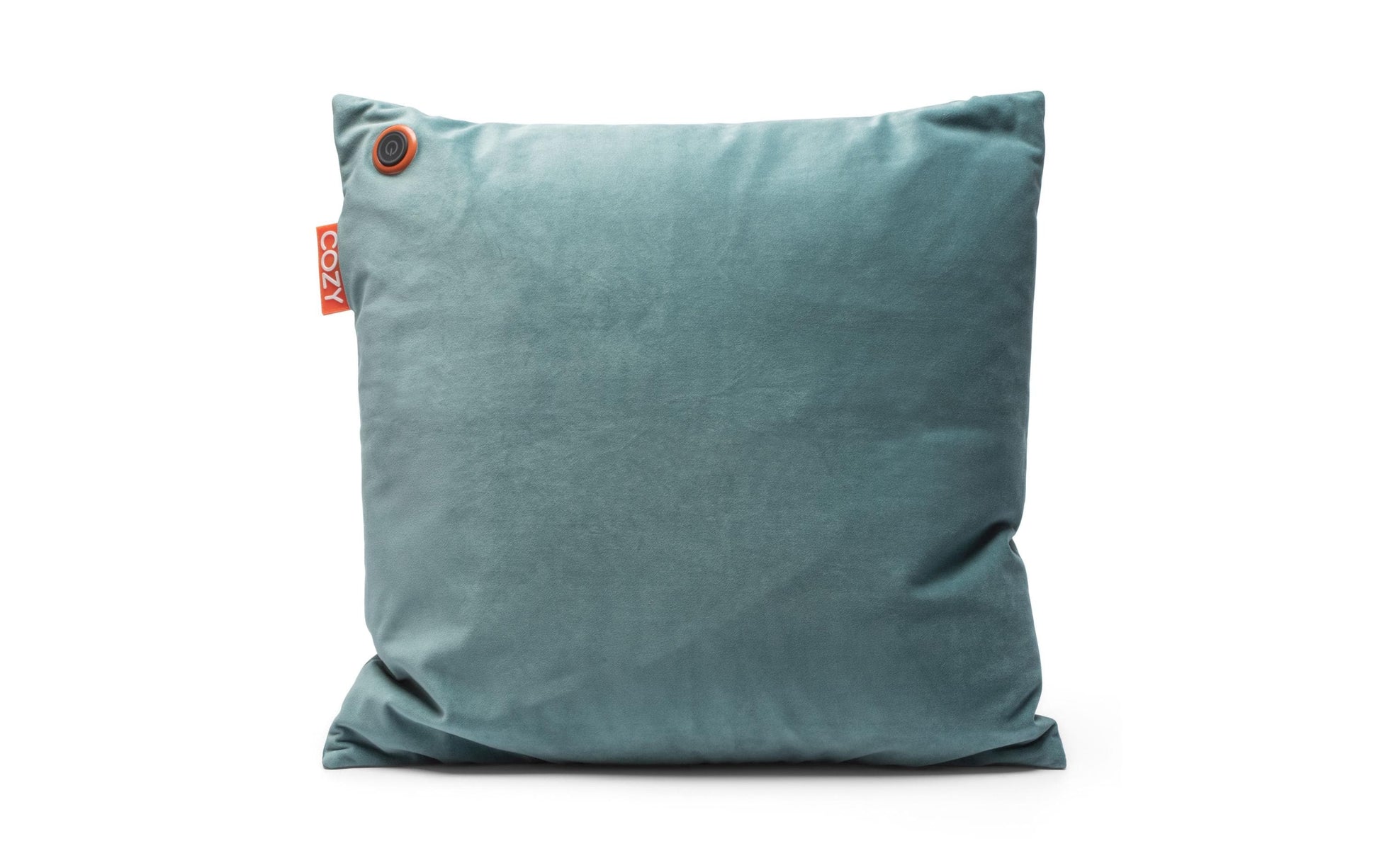 Bodi-Tek Heizkissen Una – 45 × 45 cm – Akku 10'000 mAh, 3 Stufen, 8 h – Blaugrün, Samt