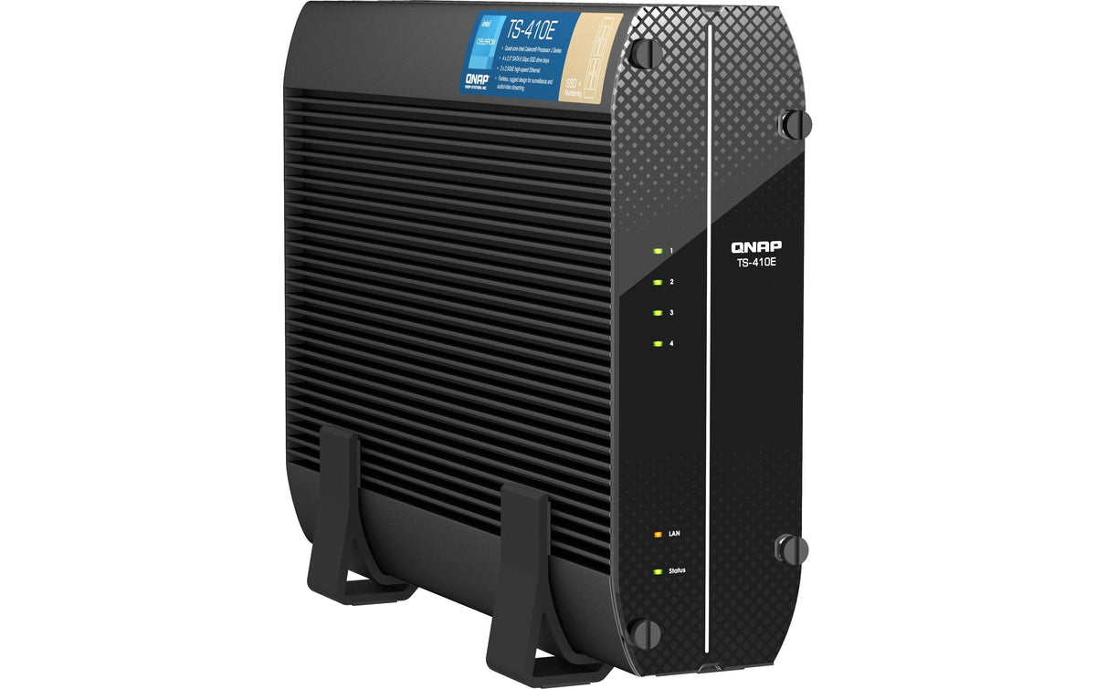QNAP TS-410E-8G – 2× 2,5 GbE, 4-Bay, 2,5" SATA