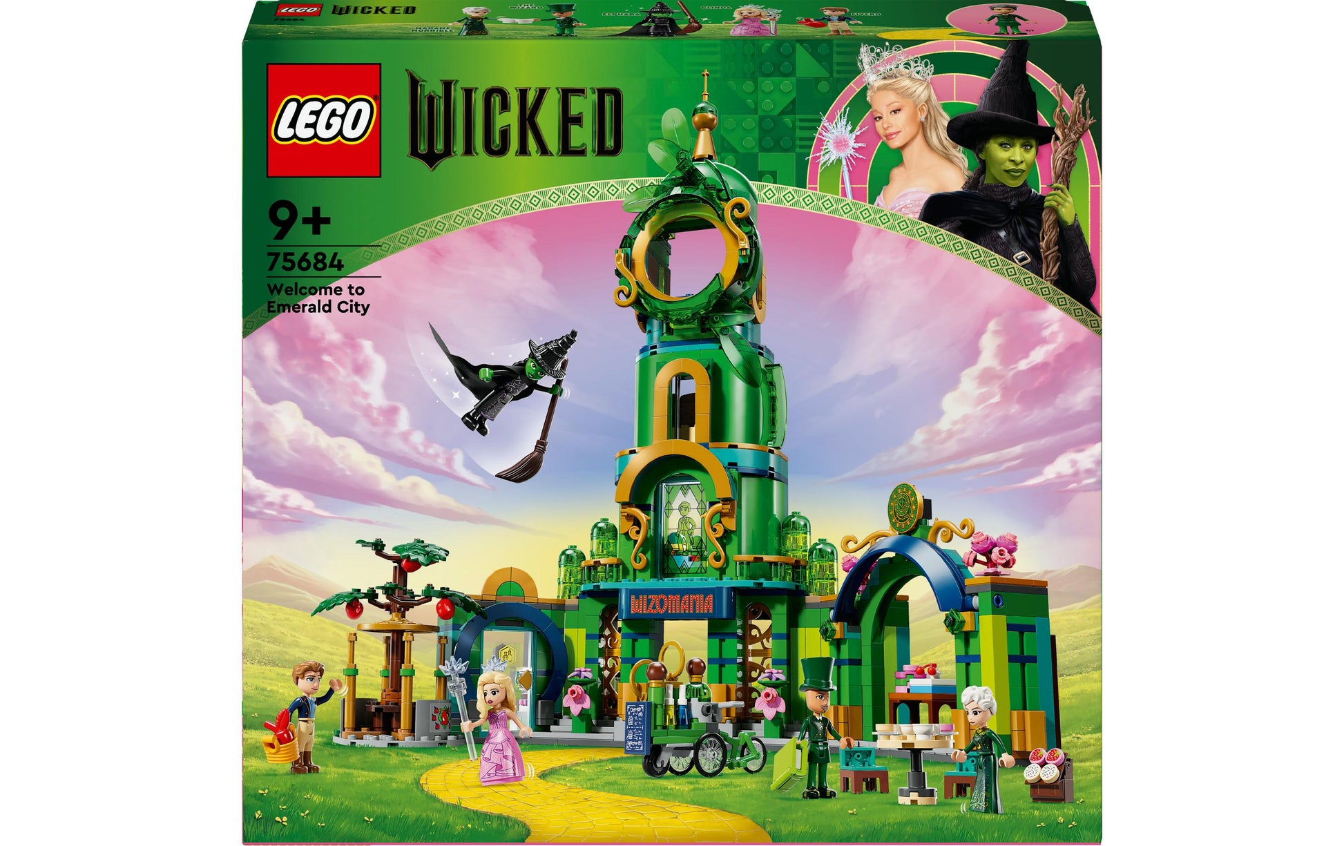 LEGO 3D Puzzle Willkommen in Emerald City – Wicked – 945-teilig – 37 × 39 × 13 cm – ab 9 Jahren