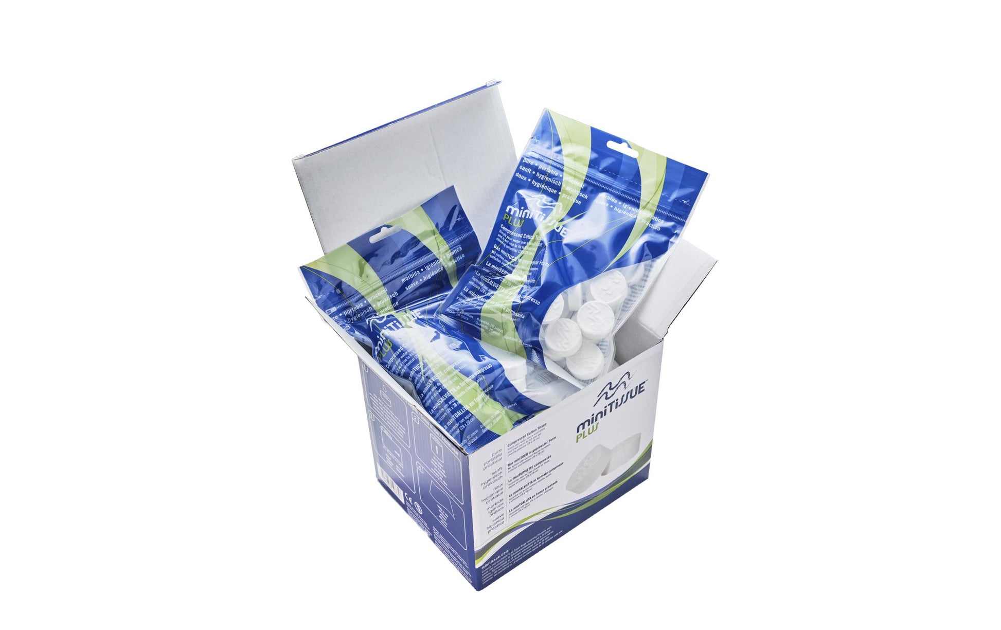Minitissue BoxBC200 Plus Kosmetiktücher – 1-lagig – 10 Boxen à 20 Tücher