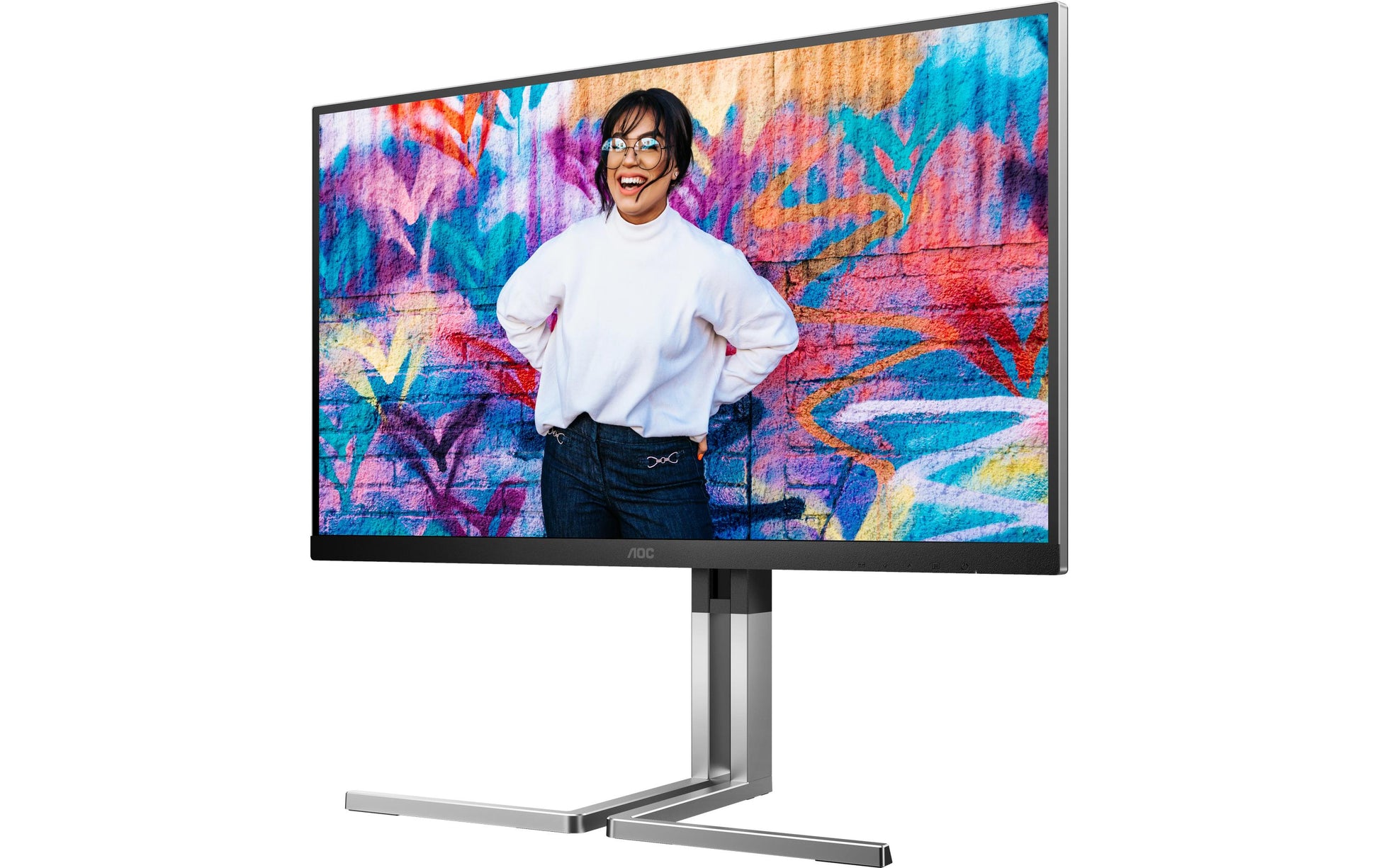 AOC Q27U3CV – 27", 2560 × 1440 (WQHD), IPS, USB-C 96 W, LAN, DisplayHDR 400