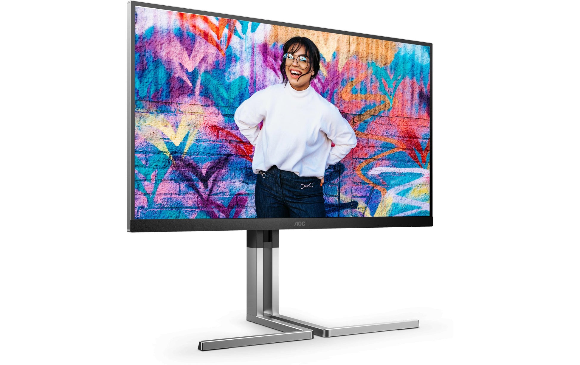 AOC Q27U3CV – 27", 2560 × 1440 (WQHD), IPS, USB-C 96 W, LAN, DisplayHDR 400