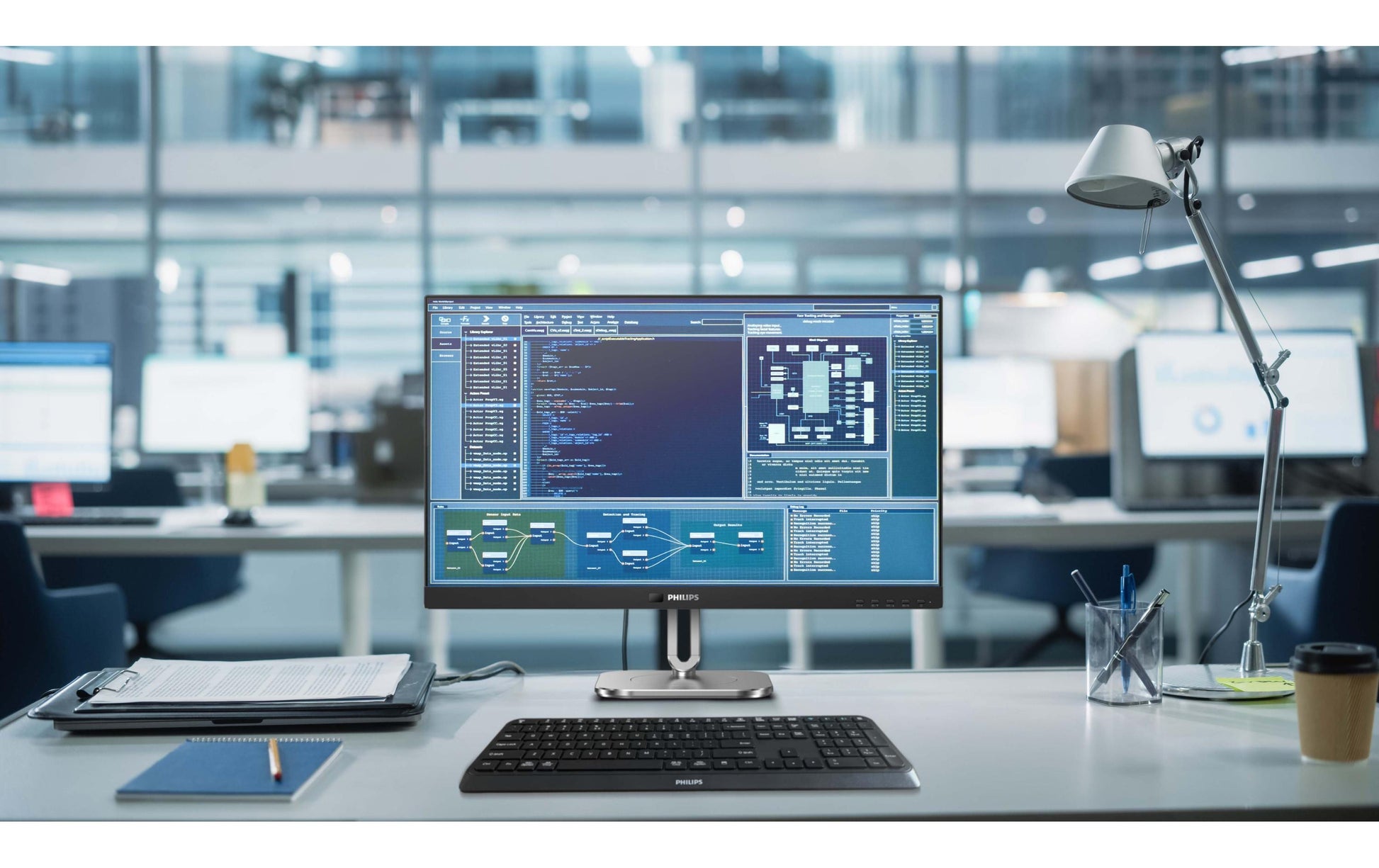 Philips 27B2U6903/000 – Monitor, 27", 3840 × 2160 (UHD 4K), IPS, 60 Hz, 350 cd/m², VESA 100 × 100, Schwarz