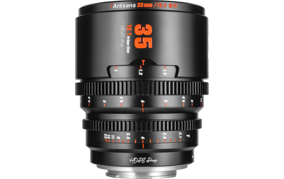 7Artisans 35T21B-X Objektiv – für Fujifilm X-Mount – 35 mm T2.1 – Super35, manuell